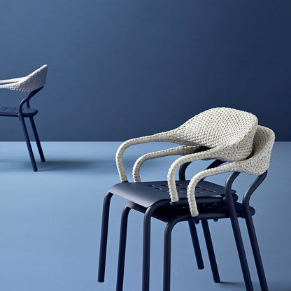 Aluminium stackable armchairs-comofrtable stackable chiars malta