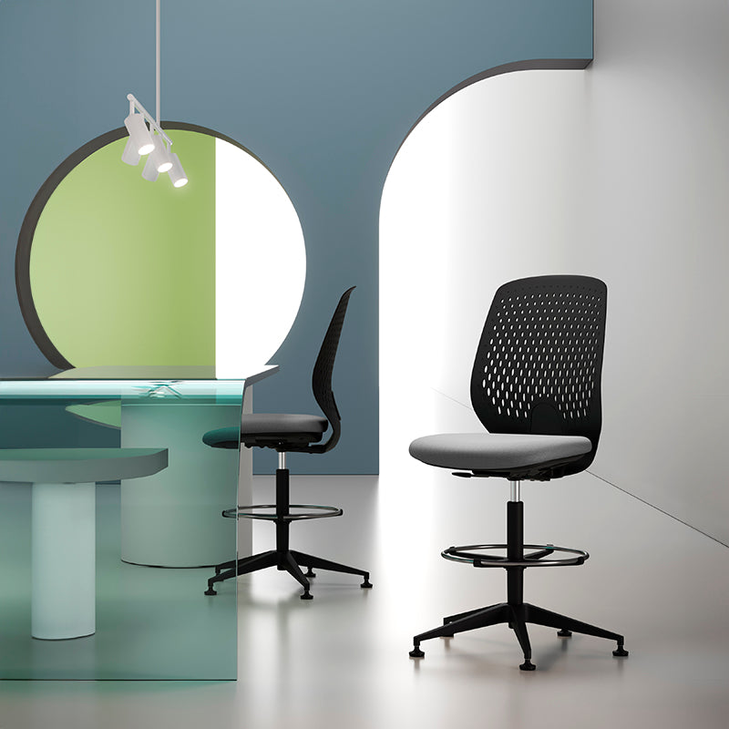 Black armless office chair-armless office black chair malta