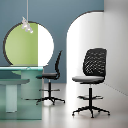 Black armless office chair-armless office black chair malta