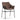 Black steel ergonomic material seating-malta ergonomic material steel armchair malta