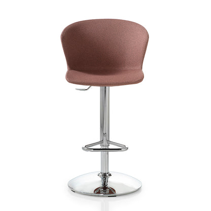 Brown fabric high chair-fabric brown home chair malta