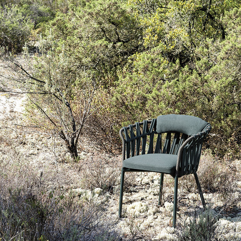 Comfortable garden steel armchiar-malta best garden armchair malta