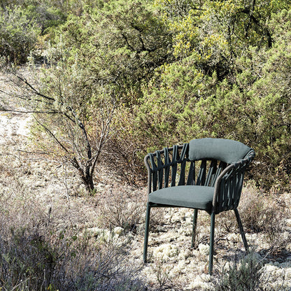 Comfortable garden steel armchiar-malta best garden armchair malta