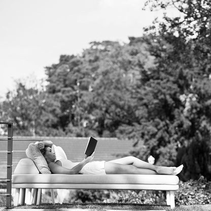 Comfortable white outdoor pillow chair-outdoor comfortable chair malta