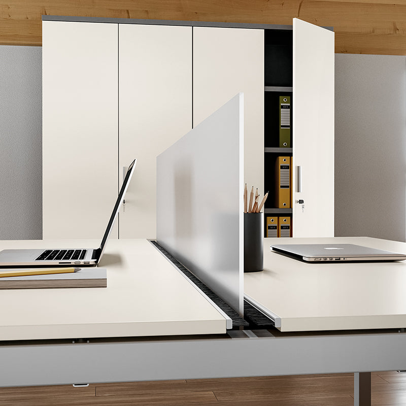 Designed white workstation-white designed workstation