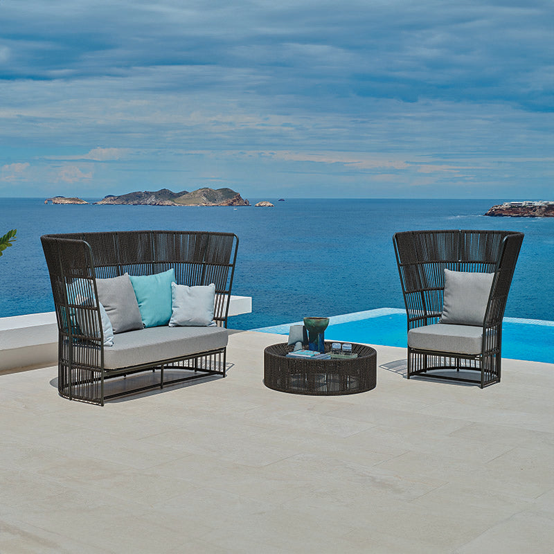 Executive outdoor seatings-small desk work place malta