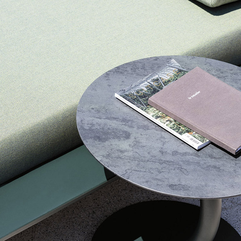 Garden glass table-standing coffe table malta