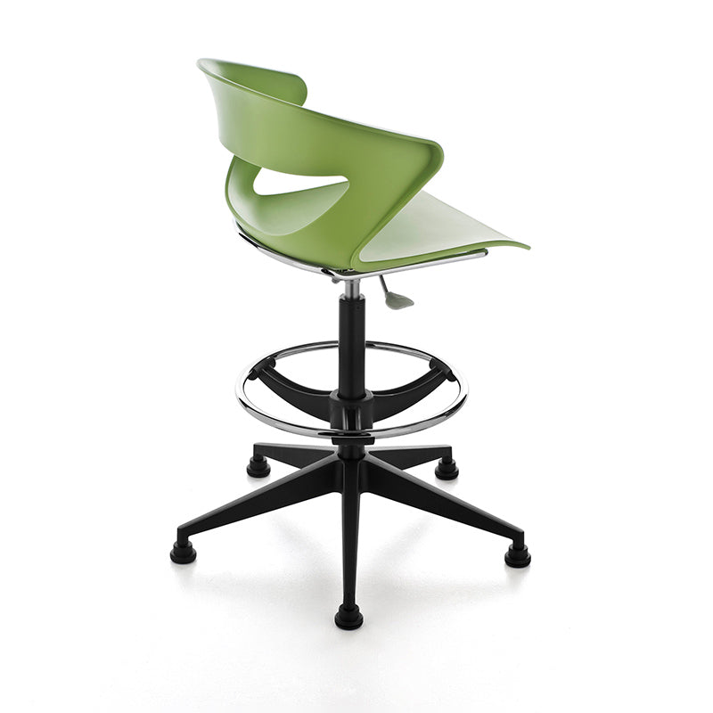 Green plastic wheel chair-wheel plastic green chair malta