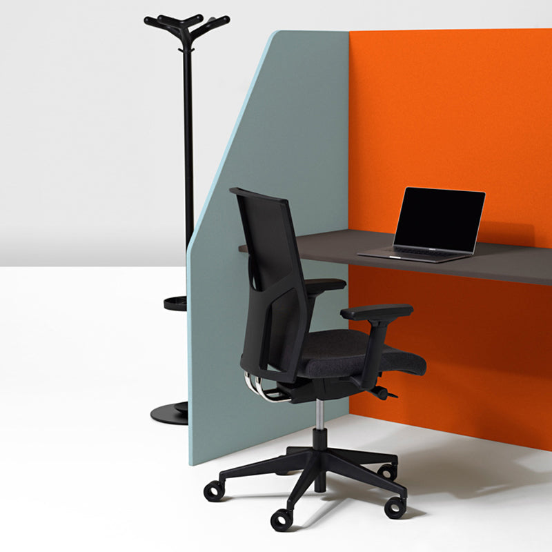 Home office black wheel chair-comfortable home office black chair malta