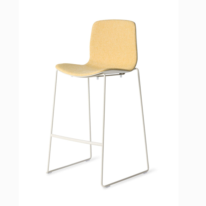 Light orange fabric lowback chair-fabric light orange lowback chair malta