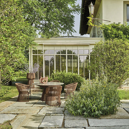 Modern garden dining armchair-malta modern dining garden armchair malta