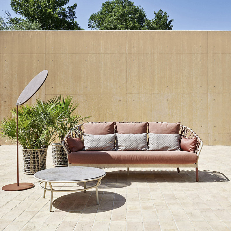 Outdoor coffie table sofa-ergonomic material garden sofa coffie table malta