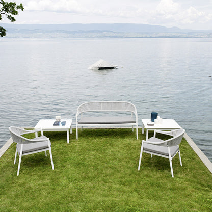 Outdoor small seatind seats metal- outdoor seatings ergonomy material malta