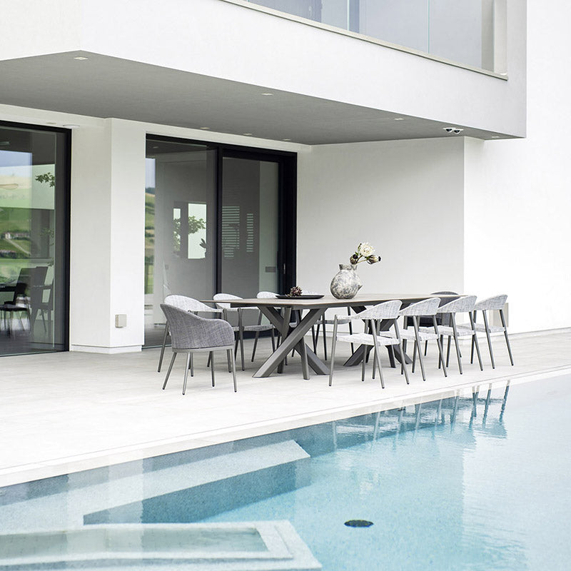 Outdoor star table dining-dining maat mesh chairs malta