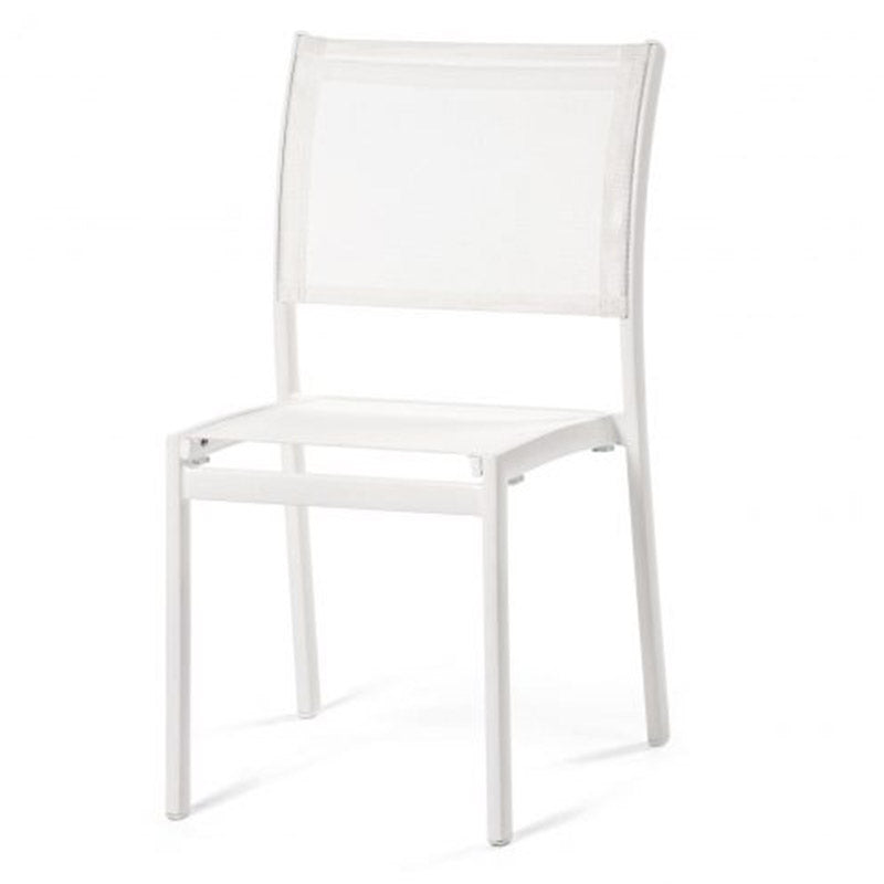Standing aluinium white chair-malta aluminium white chair malta
