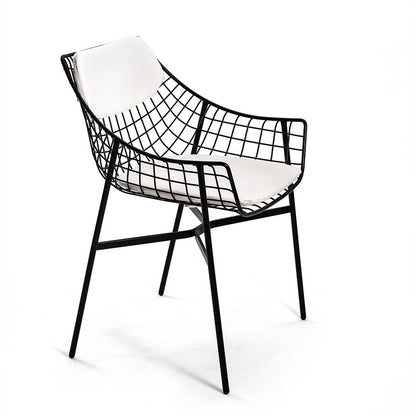 Steel comfortable armchair-comfortable steel arm chair malta