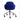 Waiting room blue wheel chair- blue wheel waiting room chair
