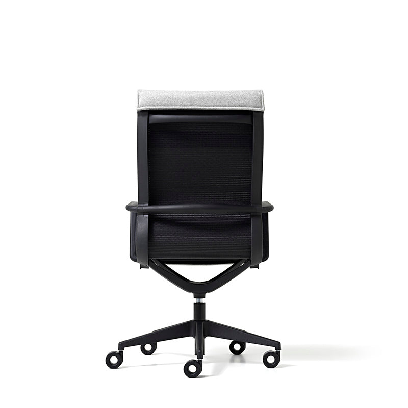 White fabric office chair-fabric office white chair malta