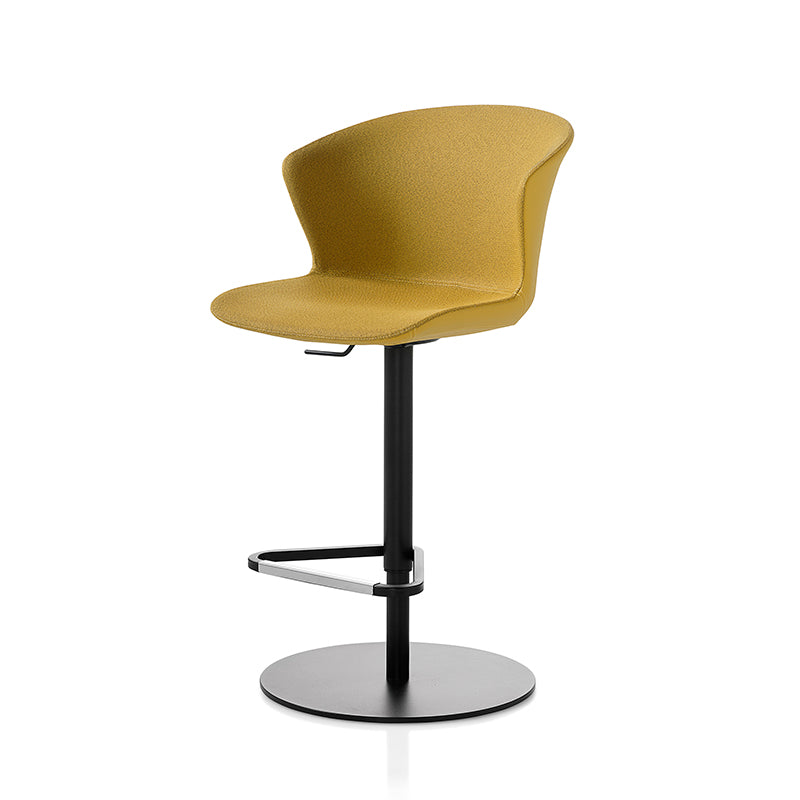 Yellow standing lowback chair-lowback standing yellow chair malta